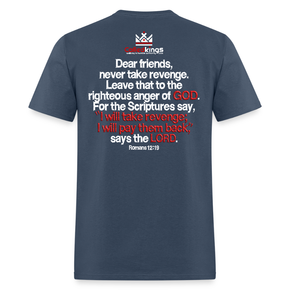 Vengeance is Mine Says the Lord -  blue dusk