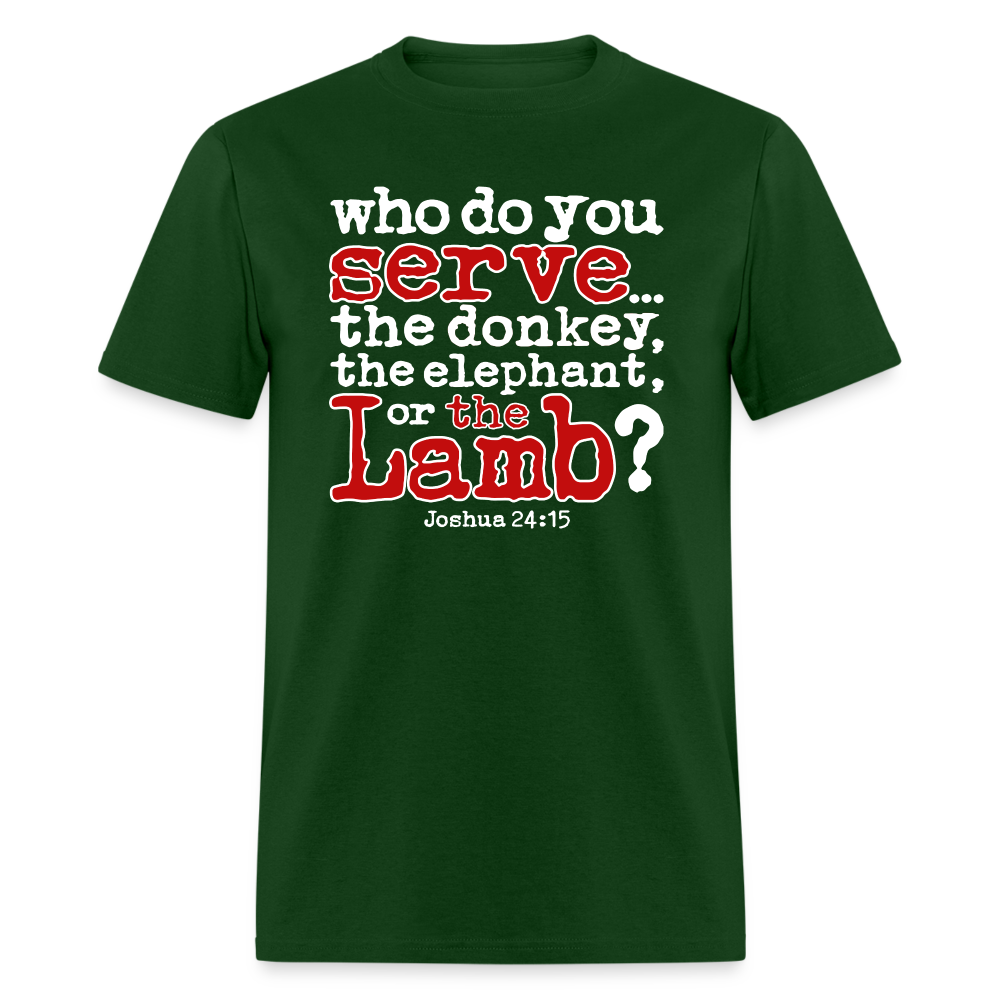 Donkey, Elephant, or Lamb - forest green