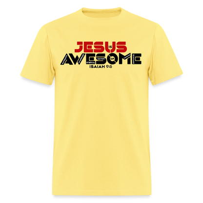 Jesus is Awesome - cornsilk
