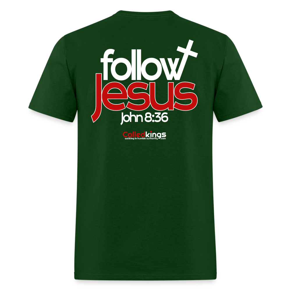 WTBSF? Follow Jesus - forest green