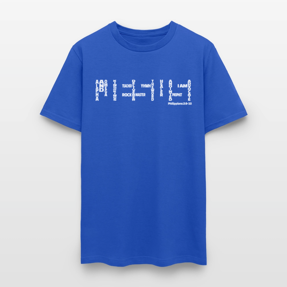 Jesus Names - royal blue