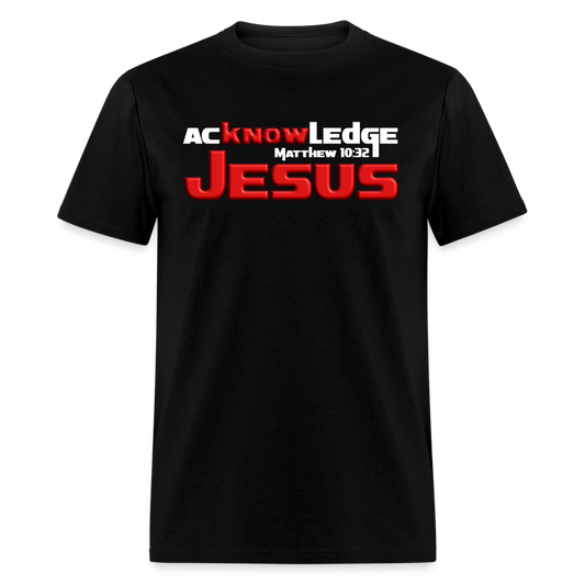 Acknowledge Jesus - black