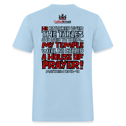 Jesus Flipped - powder blue