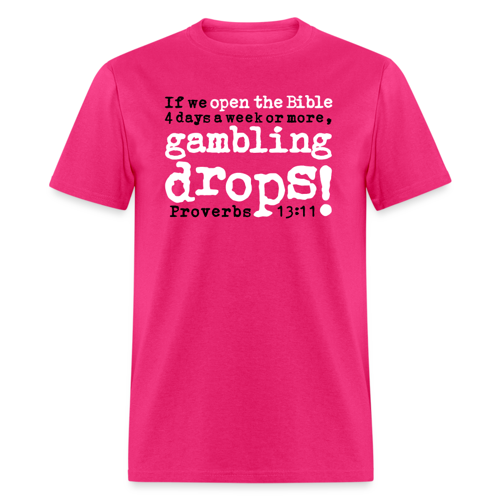 Open Bible Gambling Drops - fuchsia