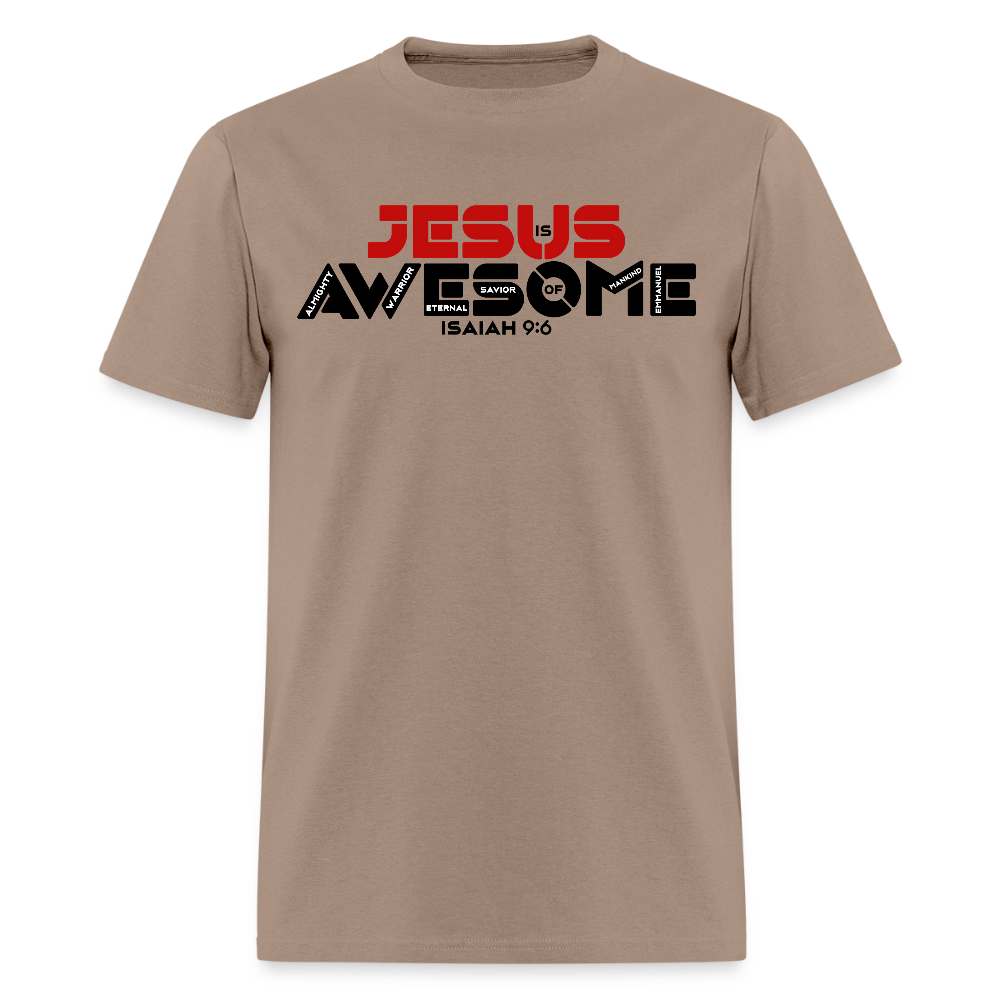 Jesus is Awesome - brown savana