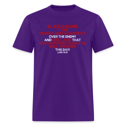 I Take Power & Authority - purple