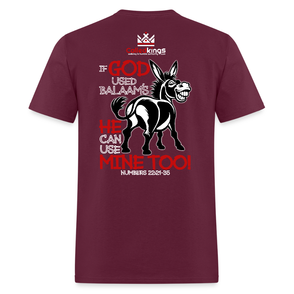 Balaam's Donkey - burgundy