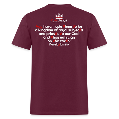 I Am Called a King 3 - burgundy