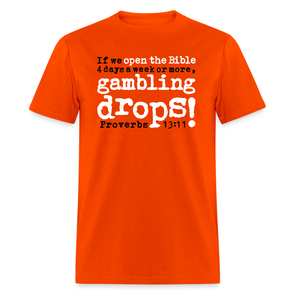 Open Bible Gambling Drops - orange