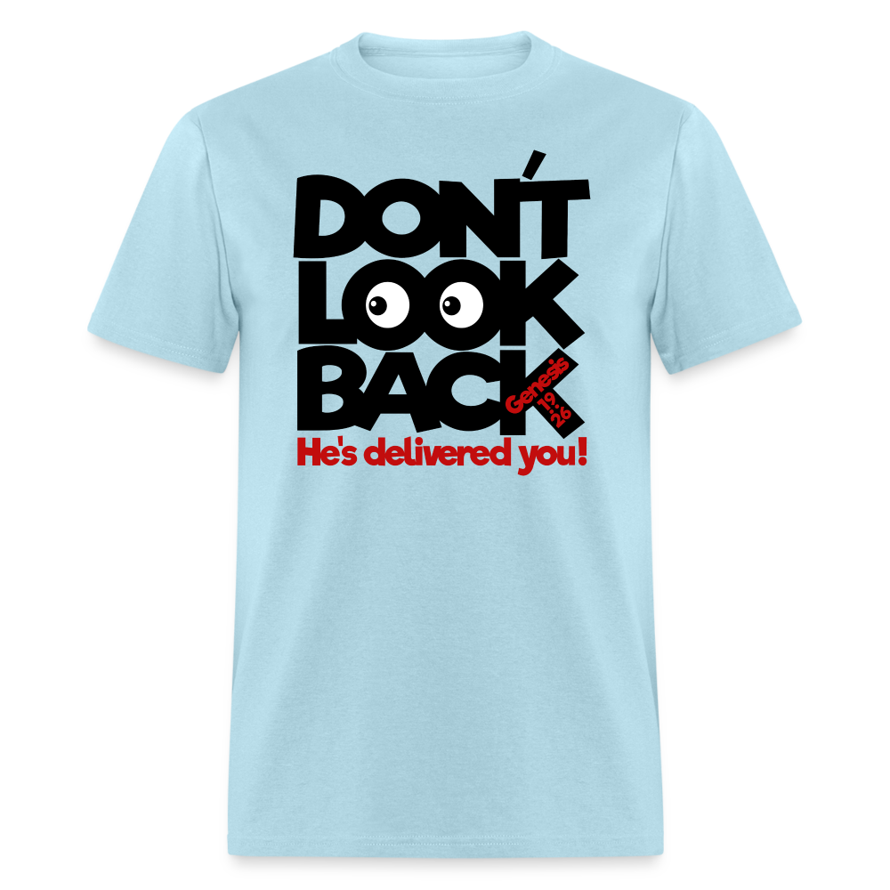Don't Look Back - powder blue