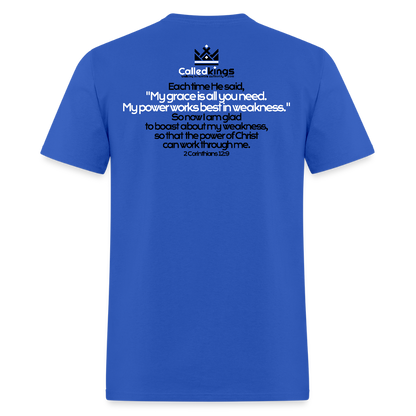 He Is Good When I Am Not - royal blue