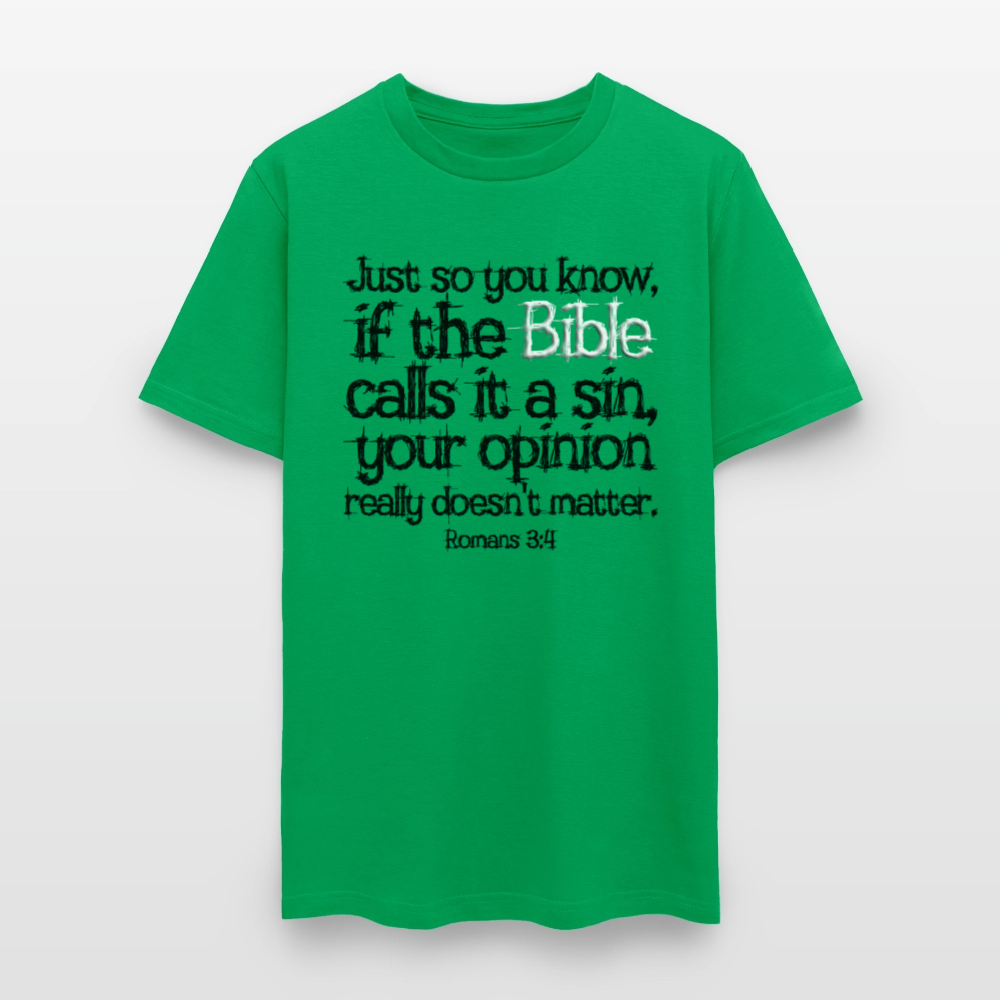 If the Bible Calls it a Sin - bright green