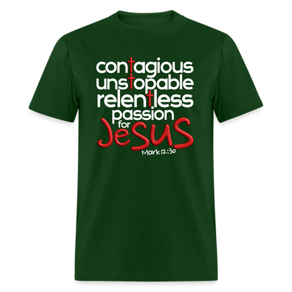 Passion for Jesus - forest green