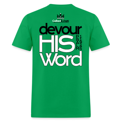 WTBSF? Devour His Word - bright green