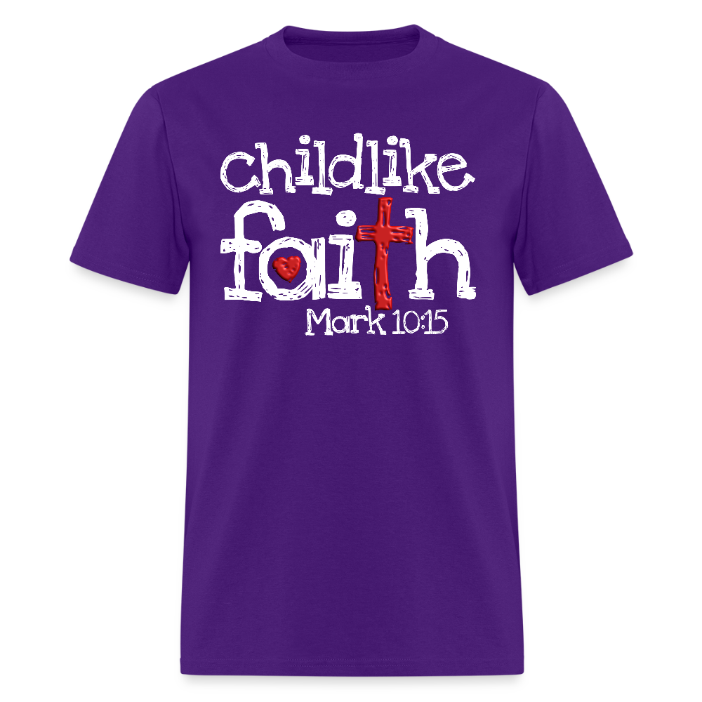 Childlike Faith - purple