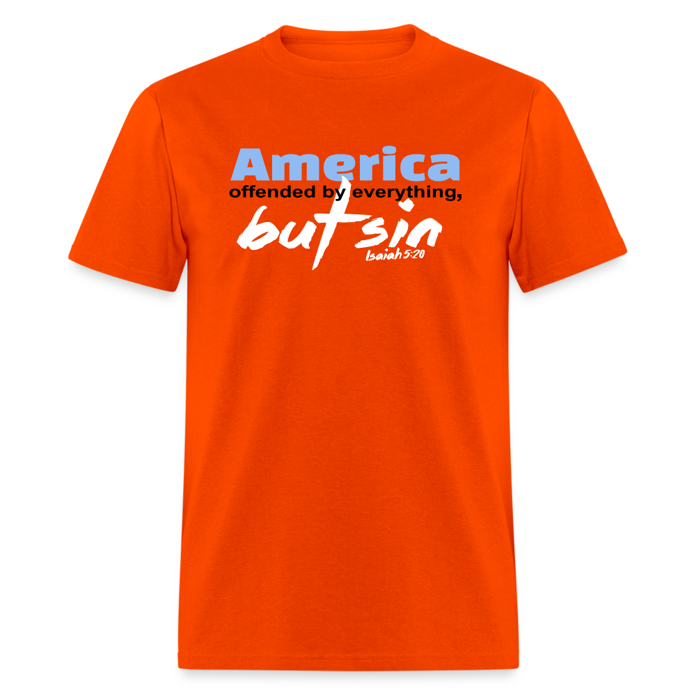 America Offended by Everything But Sin - orange