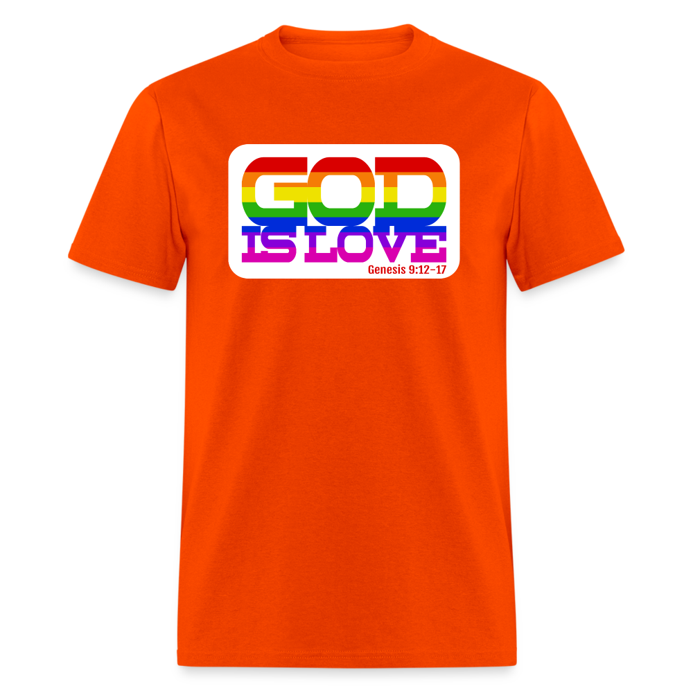 GOD is Love - orange