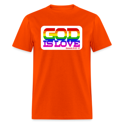 GOD is Love - orange