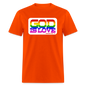 GOD is Love - orange