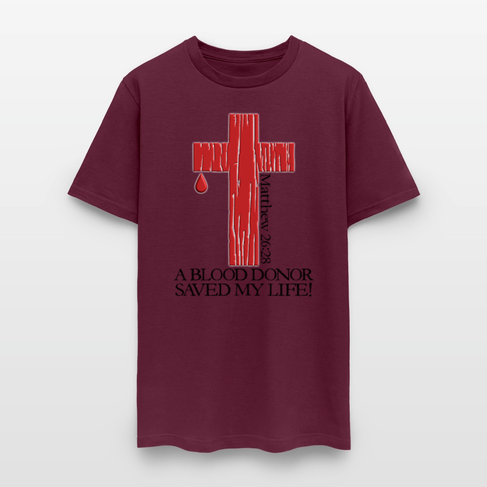 Blood Donor - burgundy