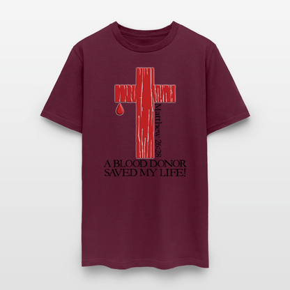Blood Donor - burgundy