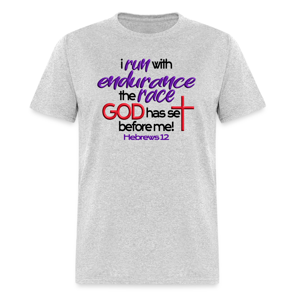 Run With Endurance - heather gray