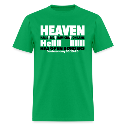 Heaven Has Strict Immigration Laws - bright green