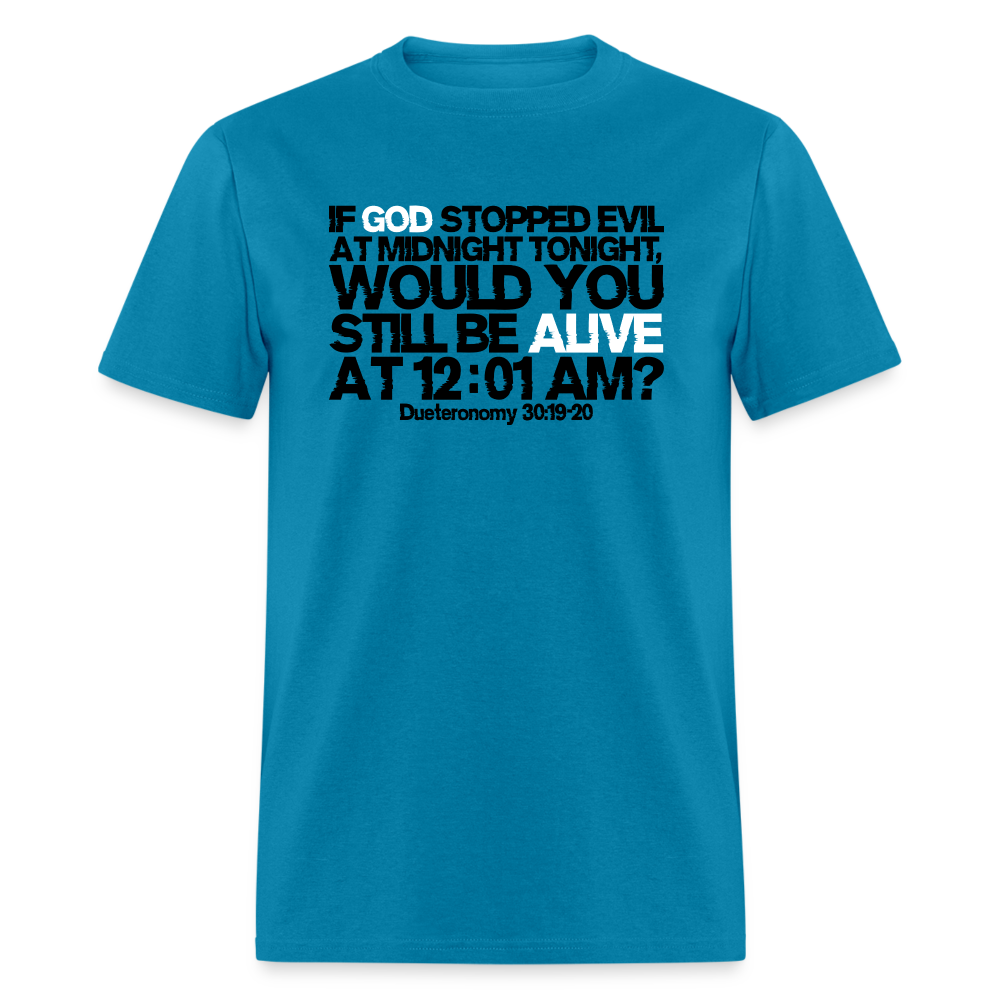 If God Stopped Evil - turquoise