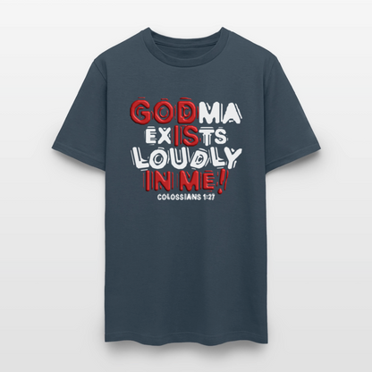 Godma Exists Loudly In Me -  blue dusk