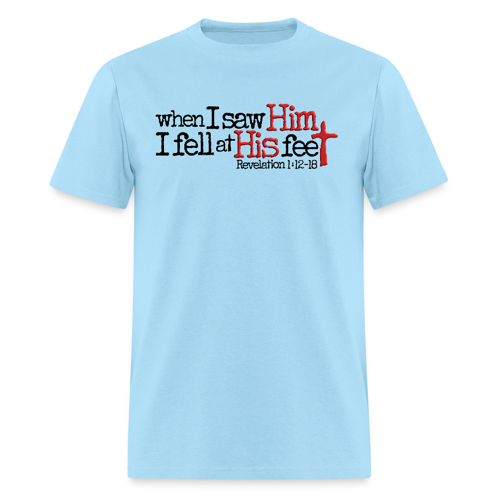 I Fell at His Feet - powder blue