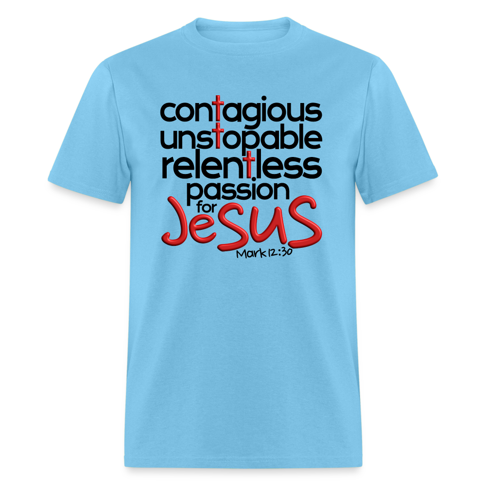 Passion for Jesus - aquatic blue