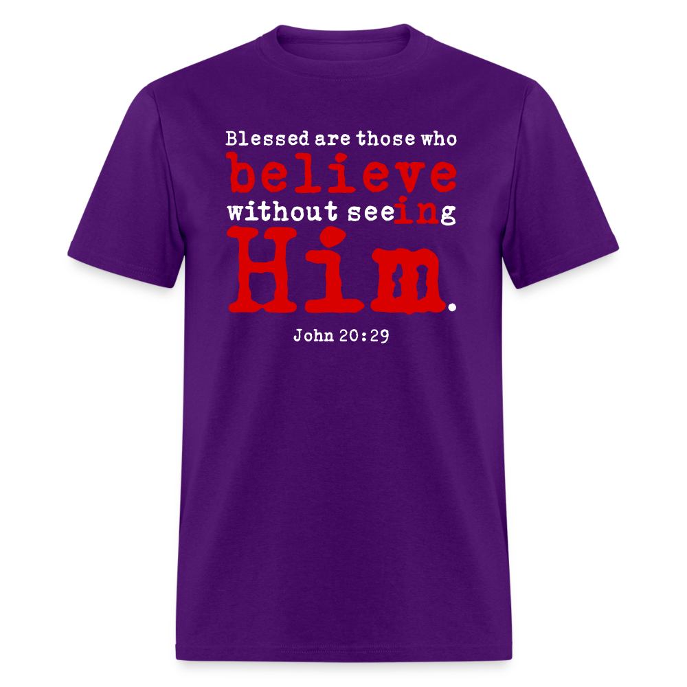 Believe in Him - purple