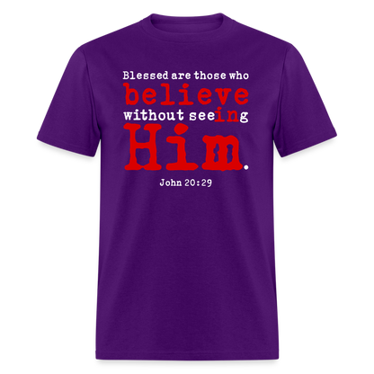 Believe in Him - purple