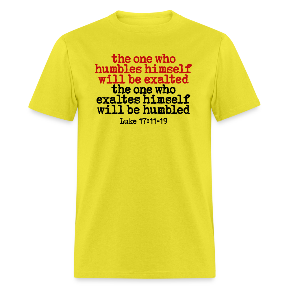 One Who Humbles Himself - yellow