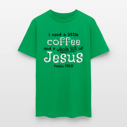 Coffee & Jesus - bright green