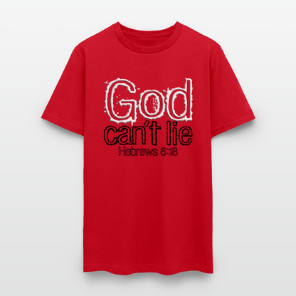 God Can't Lie - red