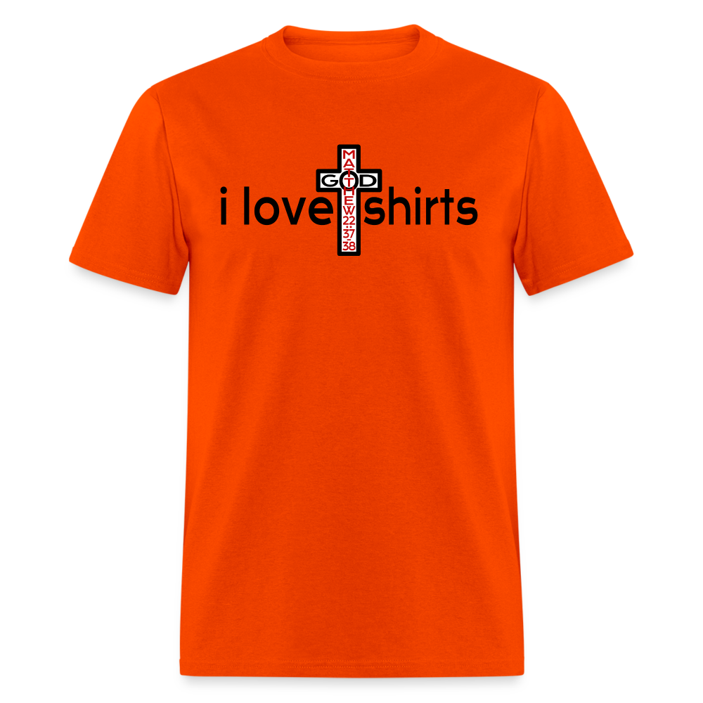 I Love T Shirts - orange