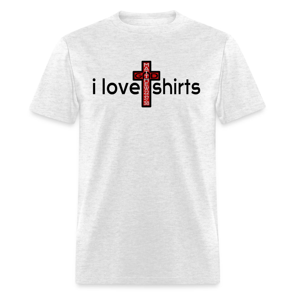 I Love T Shirts - light heather gray