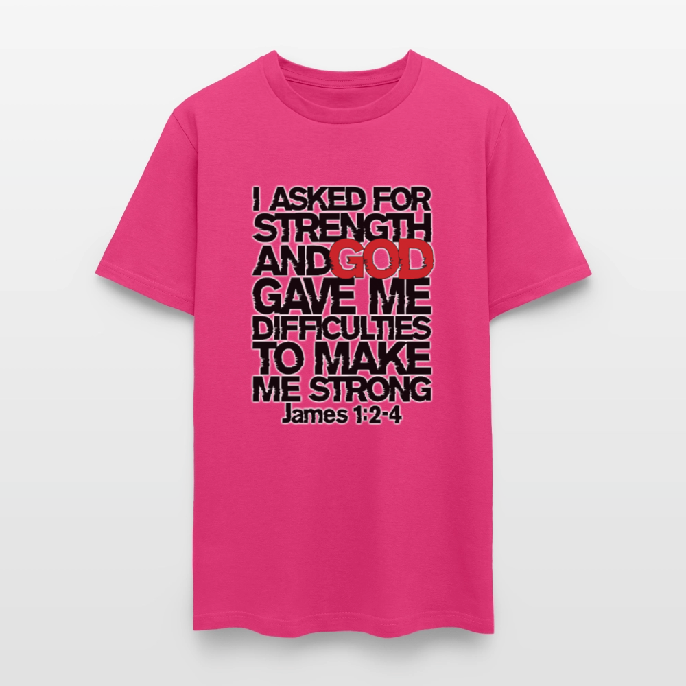 I Asked For Strength - fuchsia