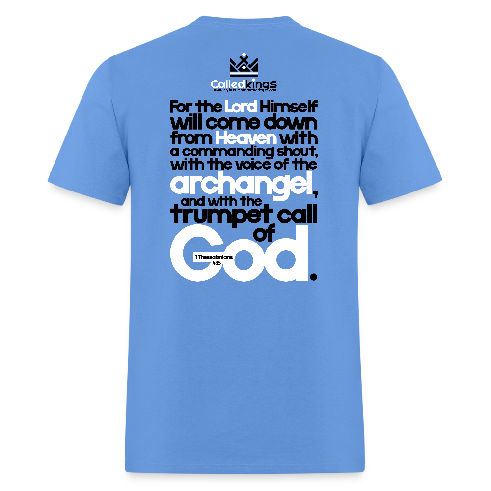 I Am Coming Back - carolina blue