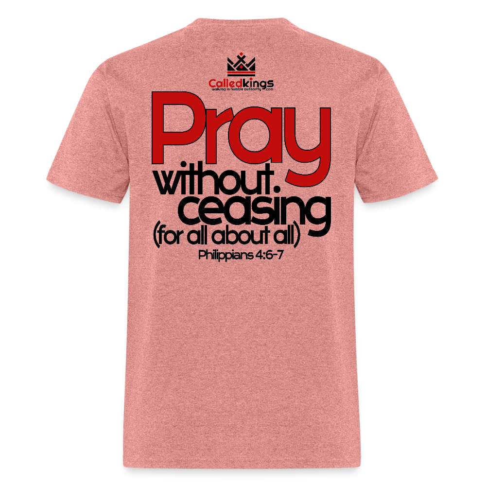 WTBSF? Pray Without Ceasing - heather mauve
