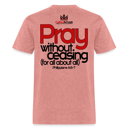 WTBSF? Pray Without Ceasing - heather mauve