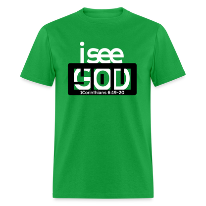 I See God in You - bright green