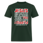 Jesus Flipped - forest green