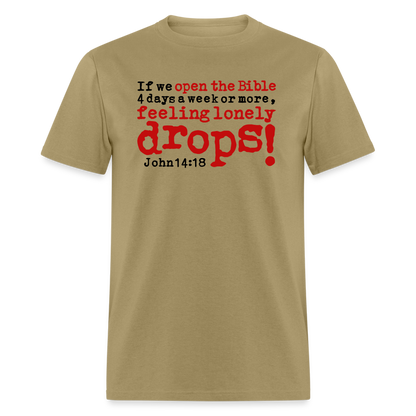 Open Bible Lonely Drops - khaki