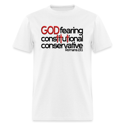 God Fearing Constitutional Conservative - white