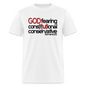 God Fearing Constitutional Conservative - white