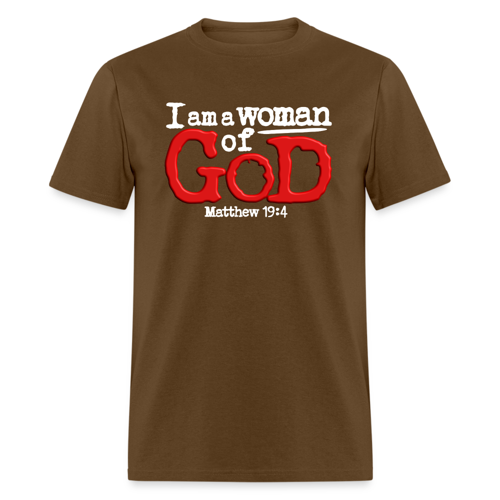I Am a Woman of God - brown
