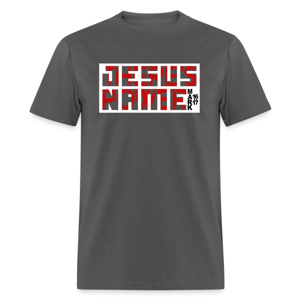 There's Power in Jesus Name - charcoal