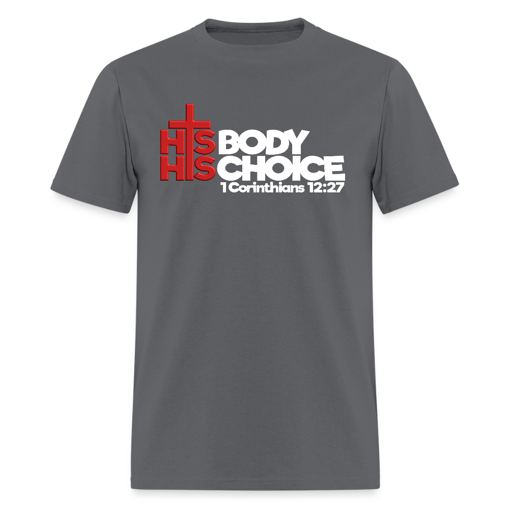 His Body His Choice - charcoal